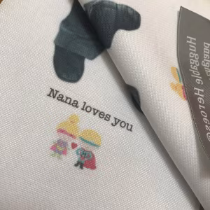 Add a printed name or message to your Huggable Heroes®.
